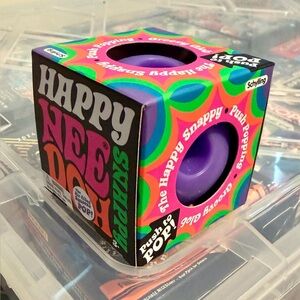 Nee Doh Needoh Groovy Glob Happy Snappy Squeeze Stress Fidget Sensory Toy TikTok